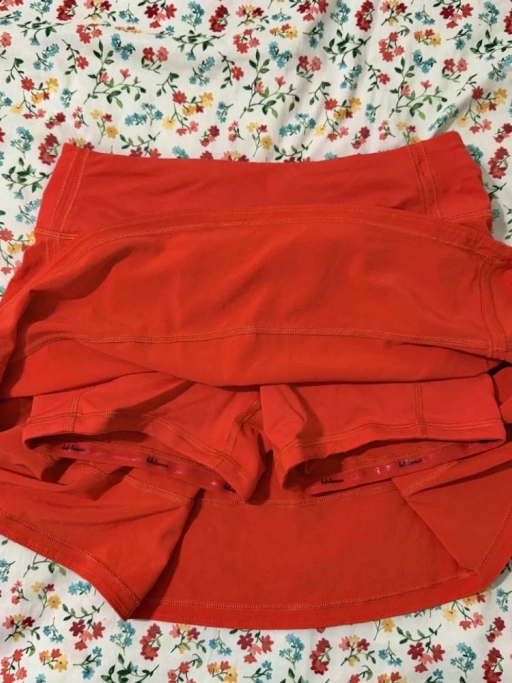 lululemon athletica Coral Red Performance Bottoms